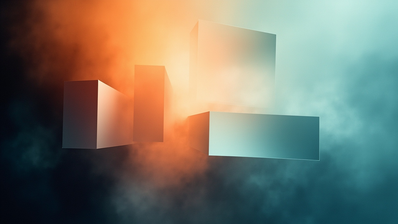 Abstract editorial illustration accompanying